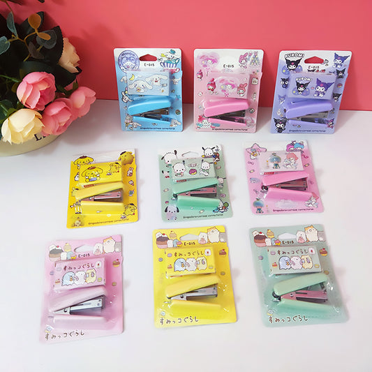 S.anrio Cute No.10 Mini Stapler Set with Staples
