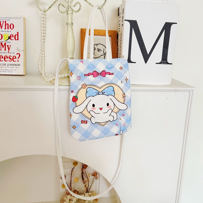 Sanri.o Casual Canvas Crossbody Bag