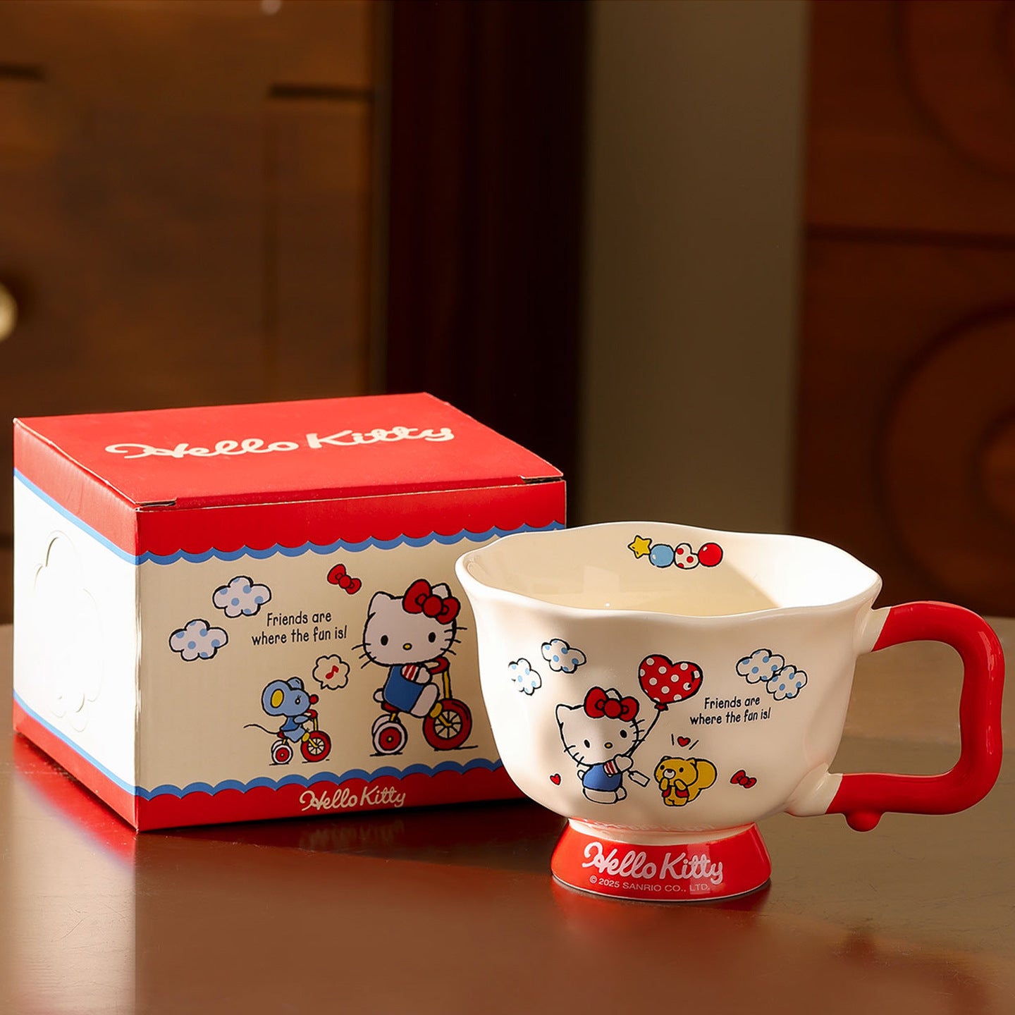 Sanri.o Cute Tall Ceramic Mug