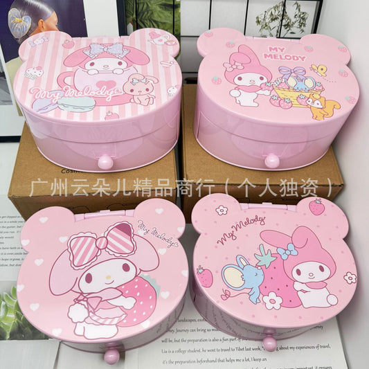 SaNR.IO Cute Kawaii Jewelry Box with Mirror