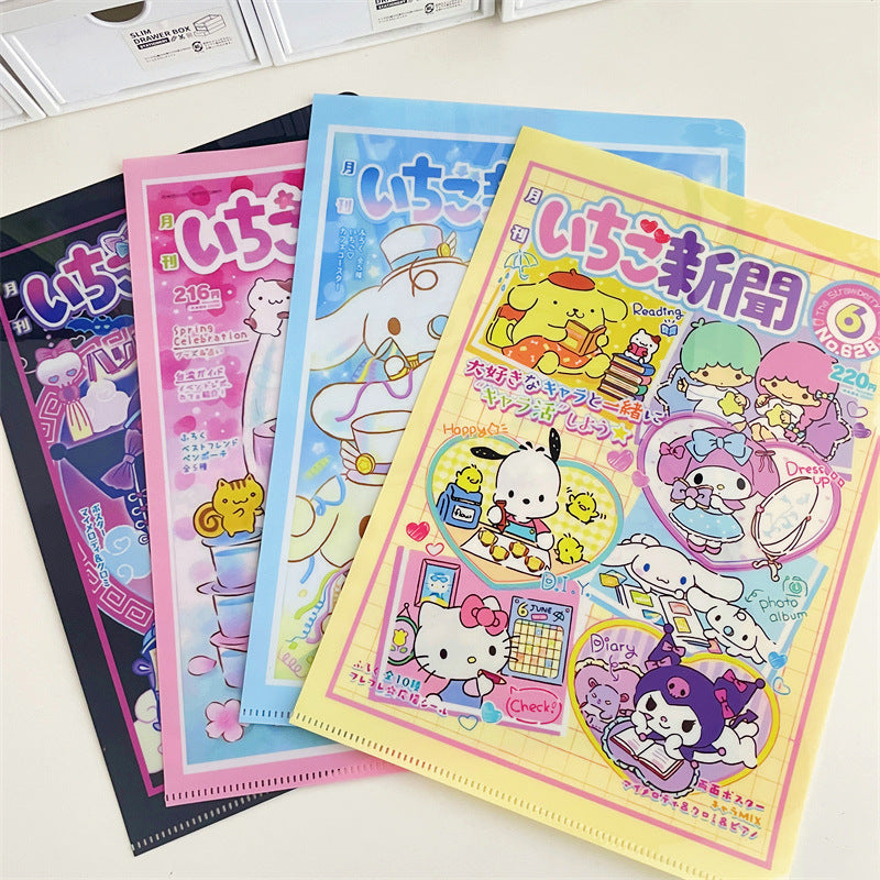 Sanri.o A4 Student Test Paper File Folder