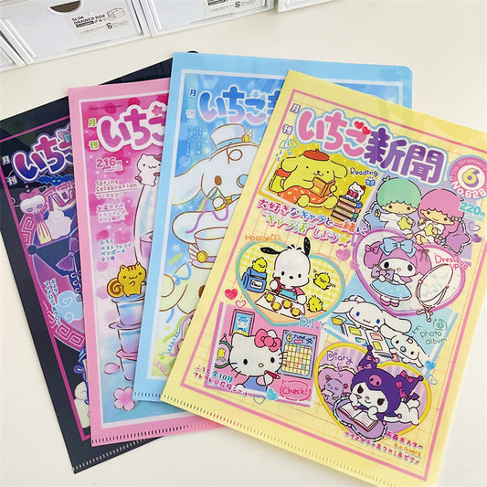 Sanri.o A4 Student Test Paper File Folder