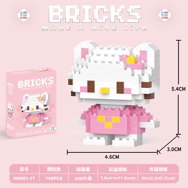 Cute Cartoon Building Block Figure Toy