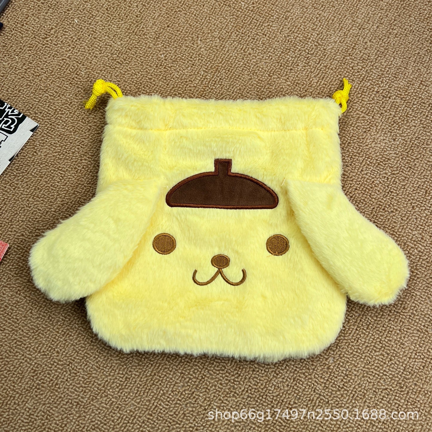 S.anrio Cute Drawstring Ball Bag