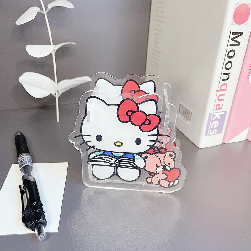 San.rio Cute Acrylic Pen Holder Desk Organizer