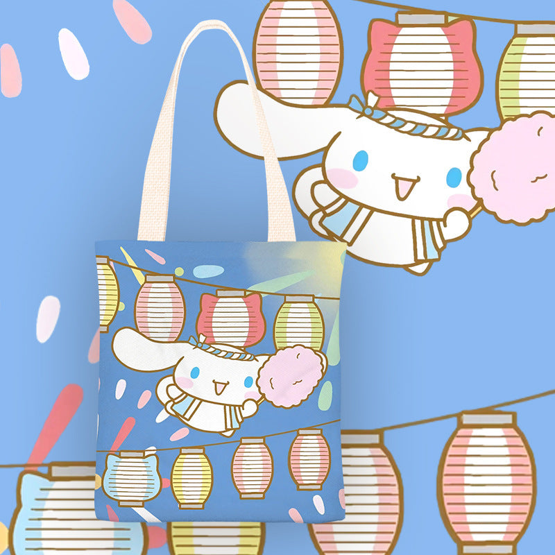 Cinnamo.roll  Cute Cartoon Canvas Shoulder Bag