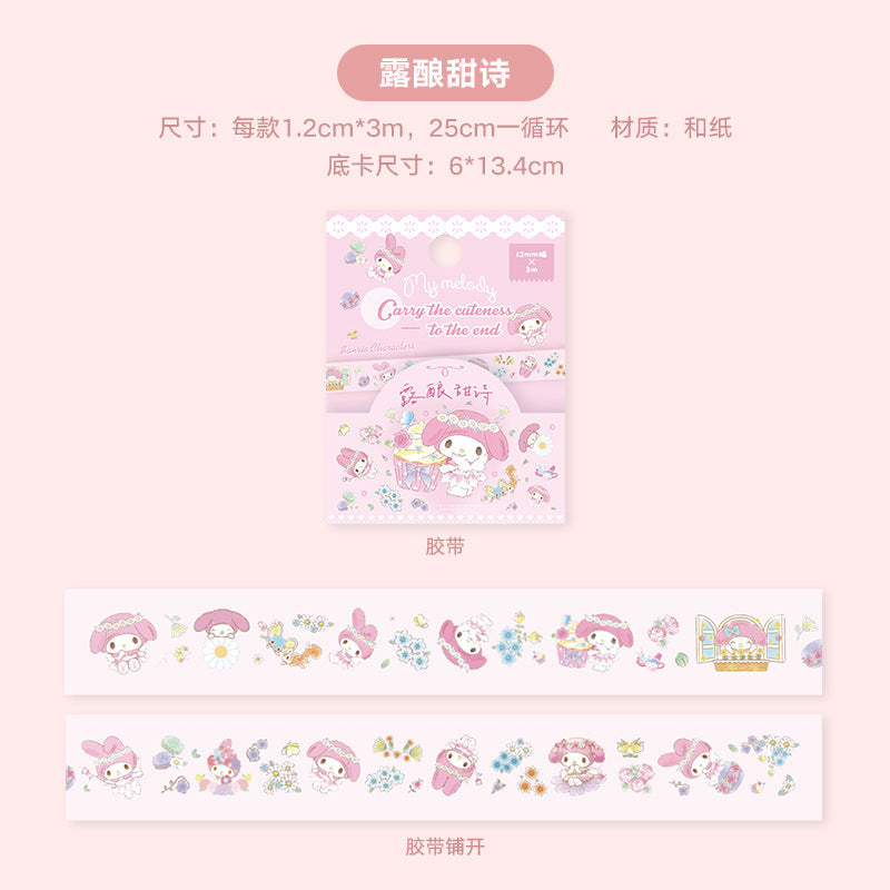 San.rio Cute Washi Tape Stickers for Journaling