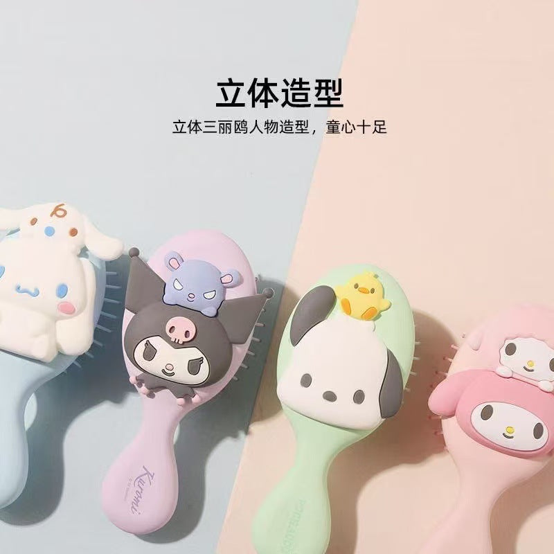 Sanr.io Cute Kawaii Cushion Massage Hair Brush