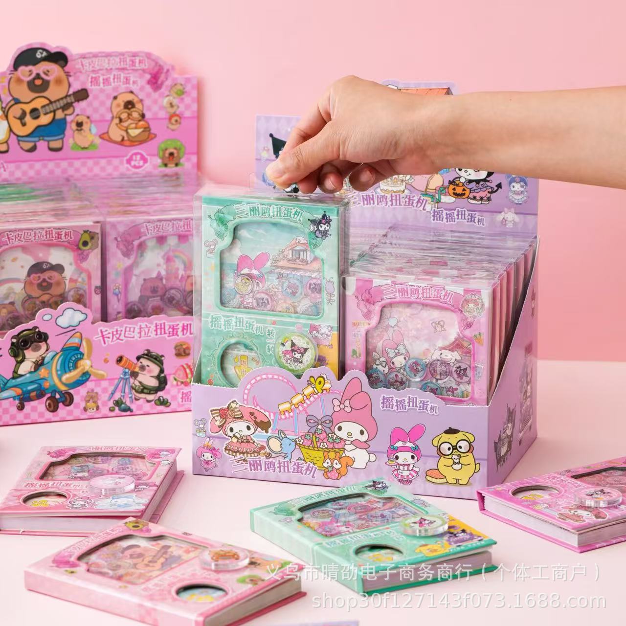 Sanr.io Interactive Gashapon Machine Spiral Notebook