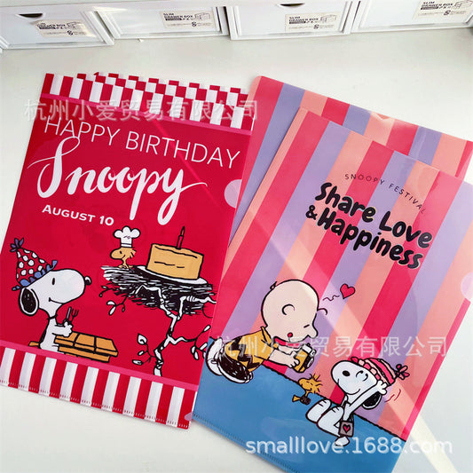 Sanri.o School Supplies L Folder