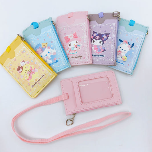 Cute Student ID Card Holder with Lanyard