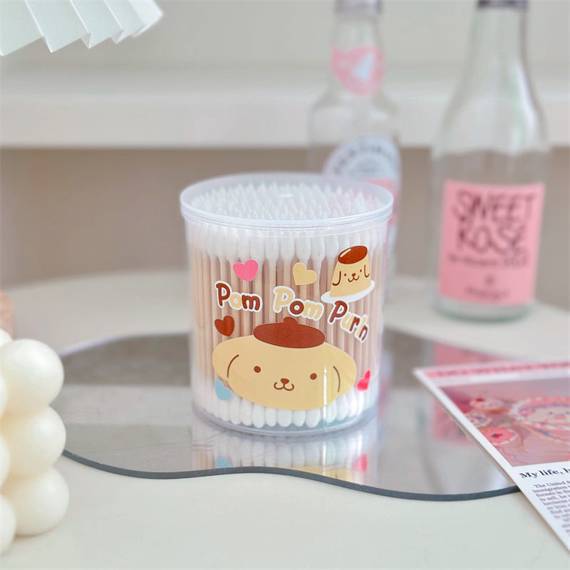 Sanri.o Cute Cotton Swabs for Daily Use
