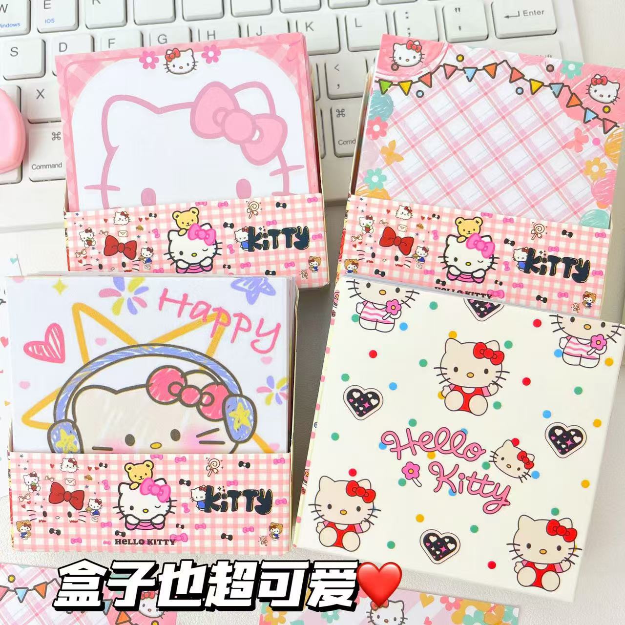 San.rio Cute Square Non-Sticky Memo Notes