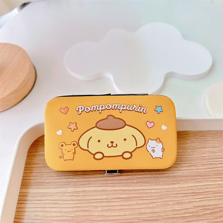 7-Piece Nail Clipper Manicure Set with PU Case