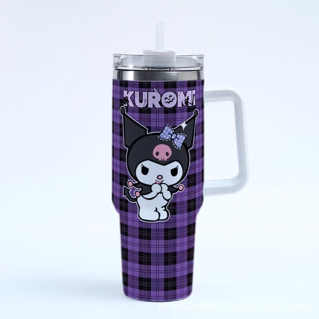 San.rio Cute Kawaii 40oz Stainless Steel Travel Tumbler with Handle