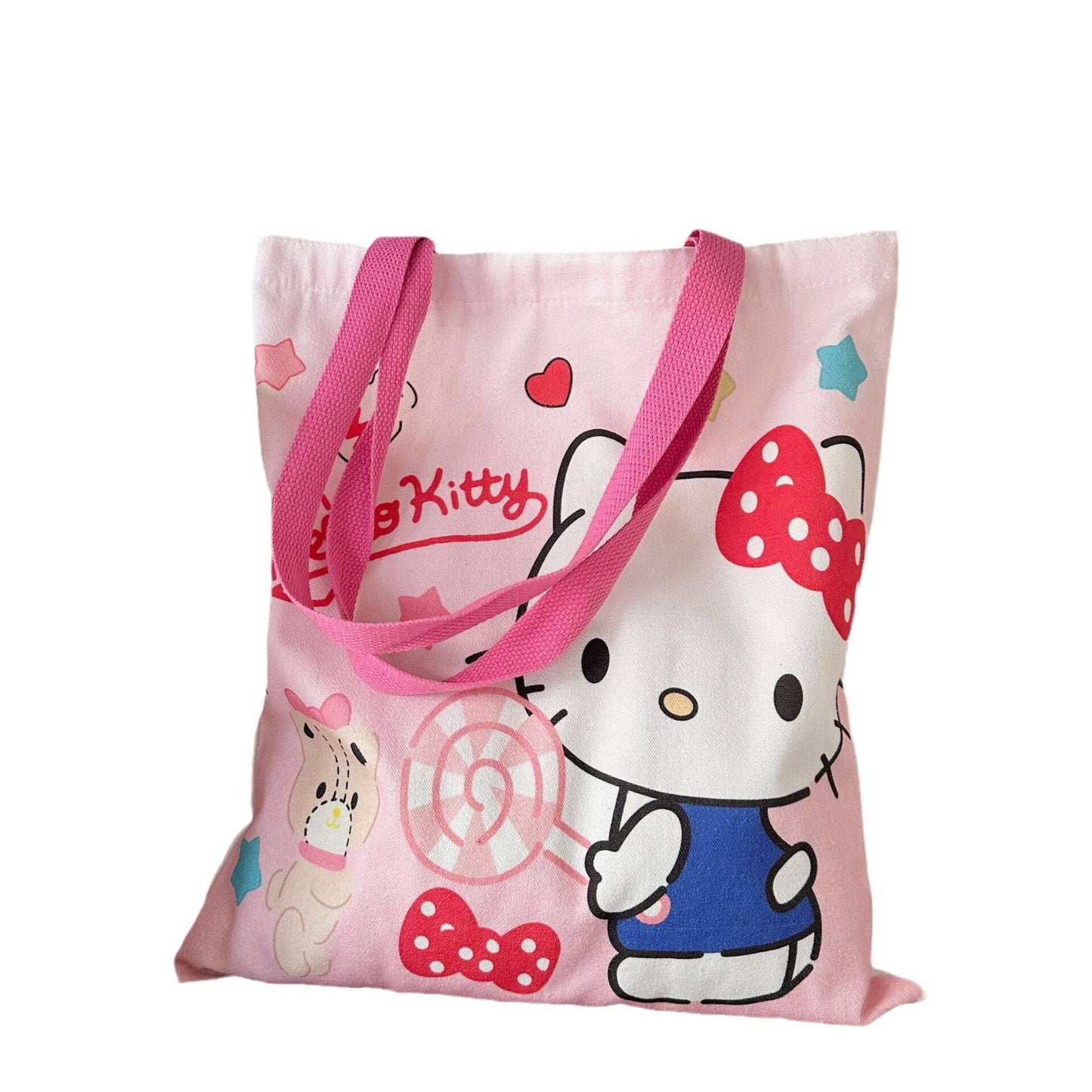 Sanr.io Cute Cartoon Canvas Tote Bag