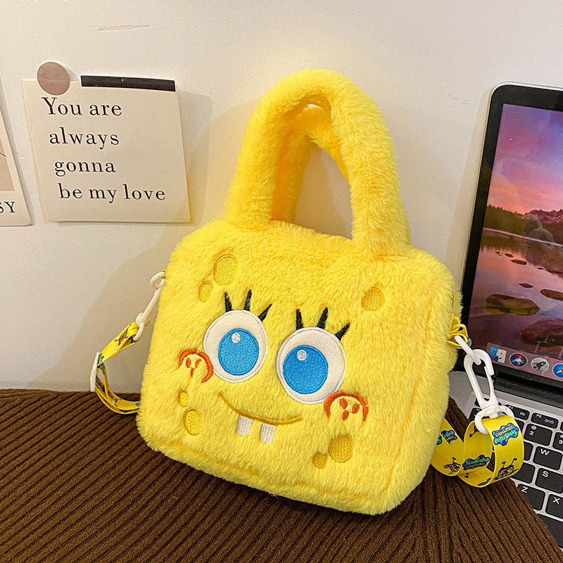 Sanri.o Cute Plush Handheld Doll Makeup Bag