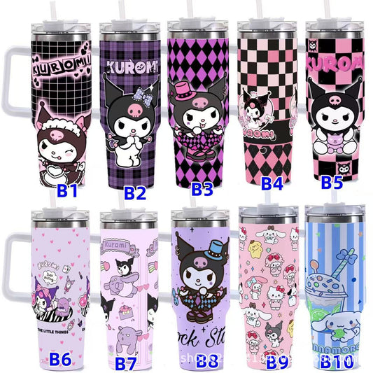 San.rio Cute Kawaii 40oz Stainless Steel Travel Tumbler with Handle