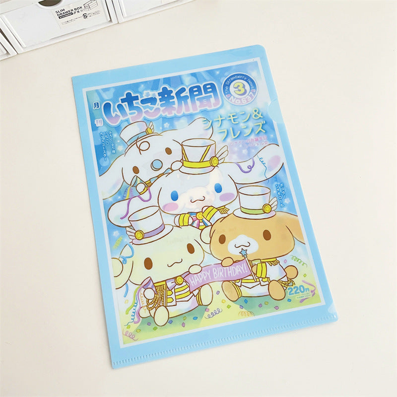 Sanri.o A4 Student Test Paper File Folder