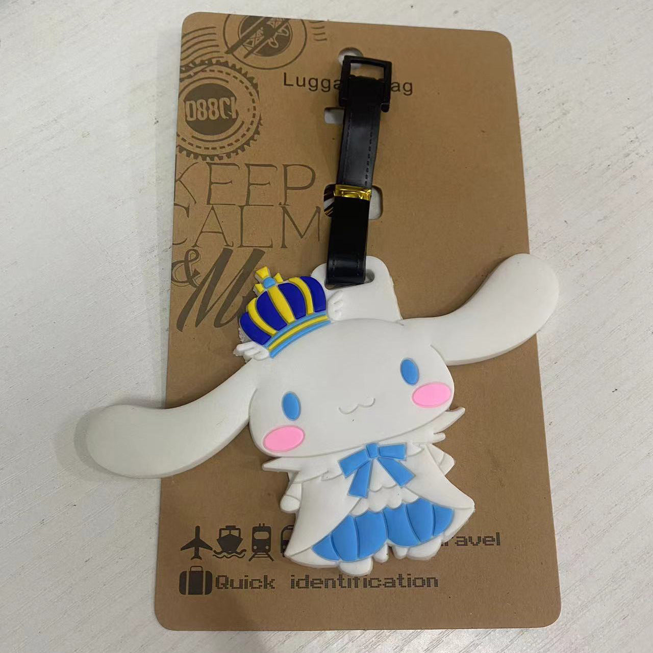 Sanr.io Cute Boarding Pass Keychain Charm
