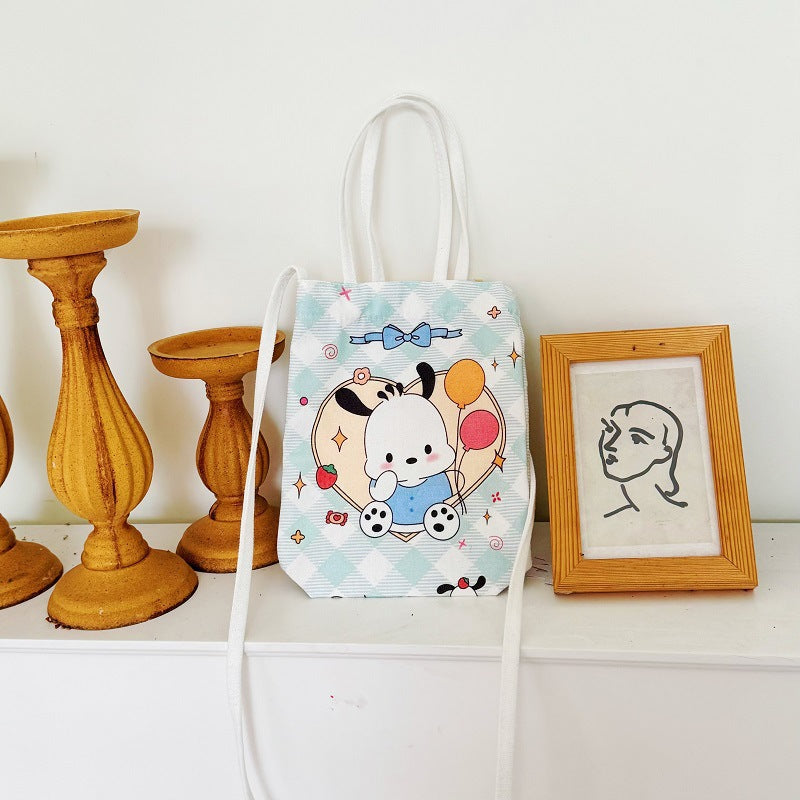 Sanri.o Casual Canvas Crossbody Bag