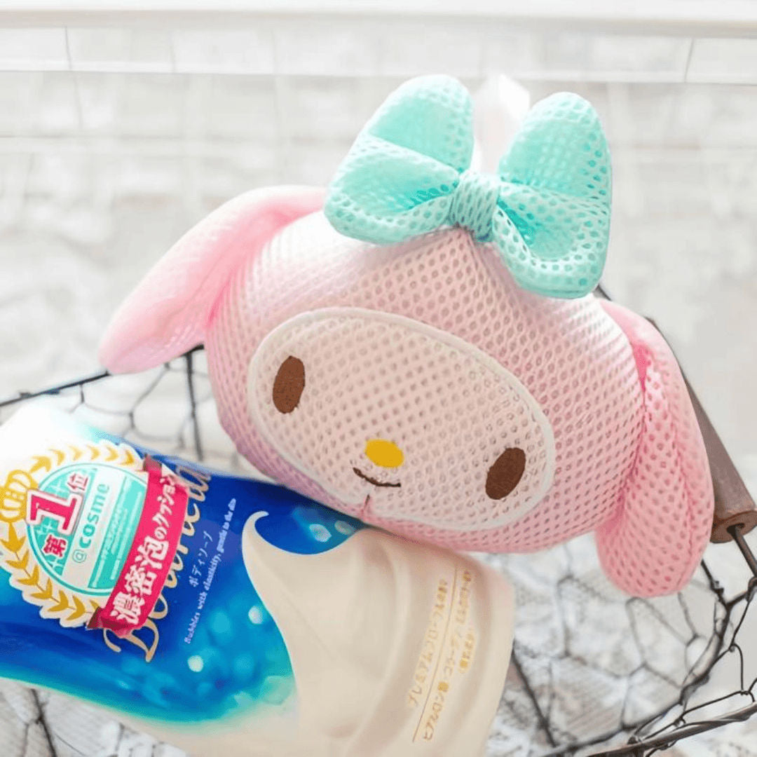 Sanri.o Cute Bath Sponge – Hello Ki.tty and My Melo.dy
