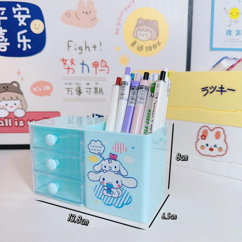 Sanri.o Desk Organizer with Drawer and Pen Holder