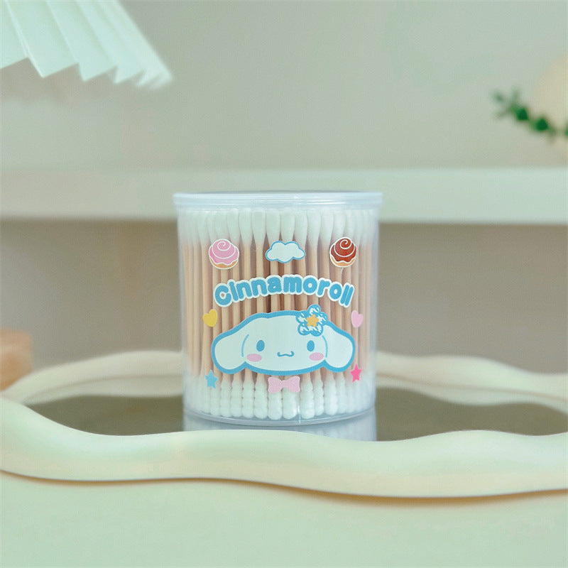 Sanri.o Cute Cotton Swabs for Daily Use