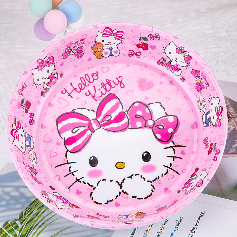 Cute Cartoon Kids Melamine Dinner Plate