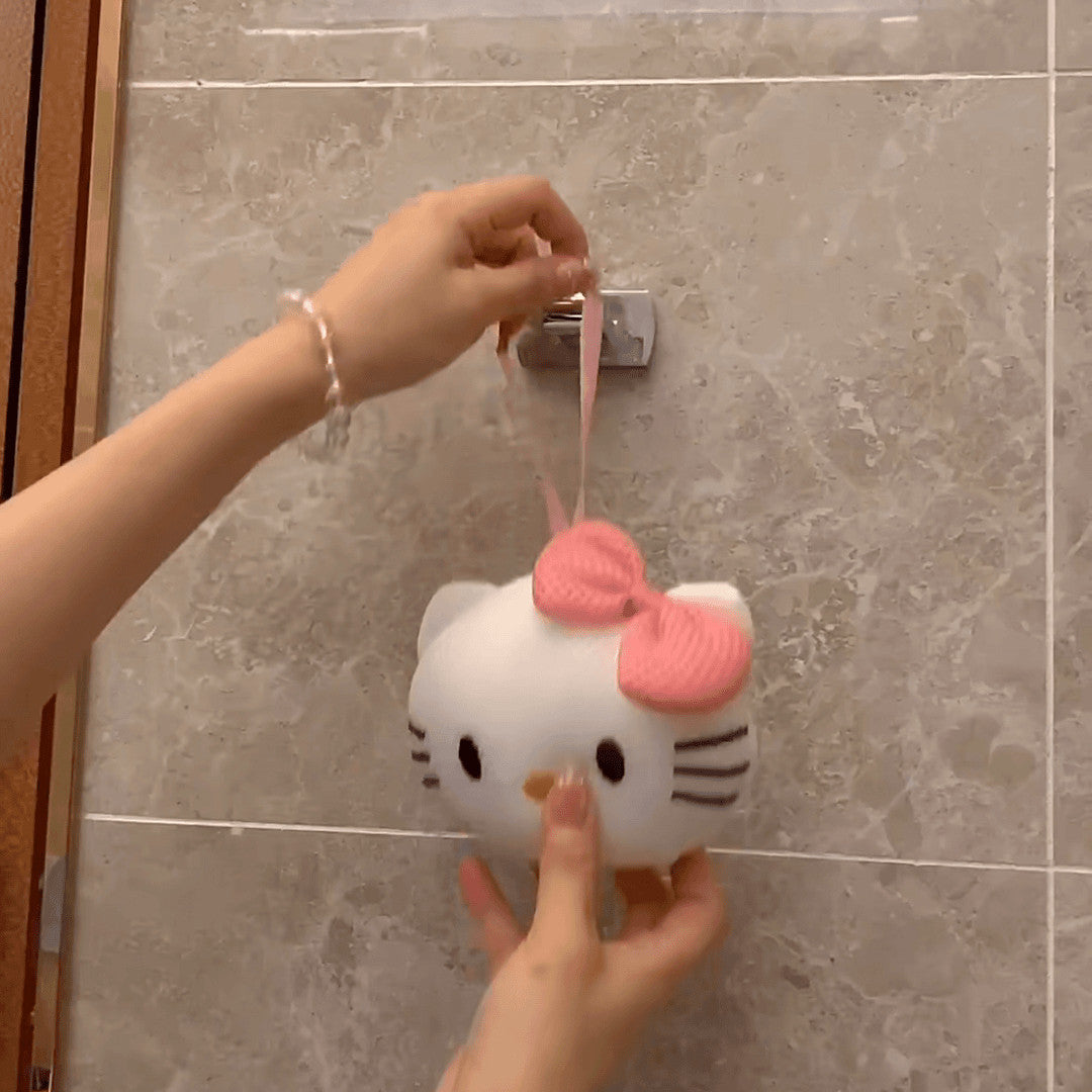 Sanri.o Cute Bath Sponge – Hello Ki.tty and My Melo.dy