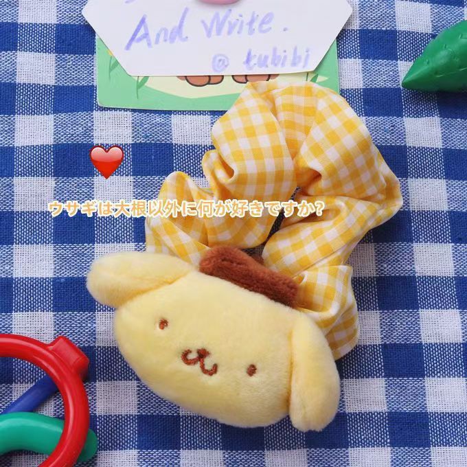 Sanr.io Cute Kawaii Soft Hair Scrunchies