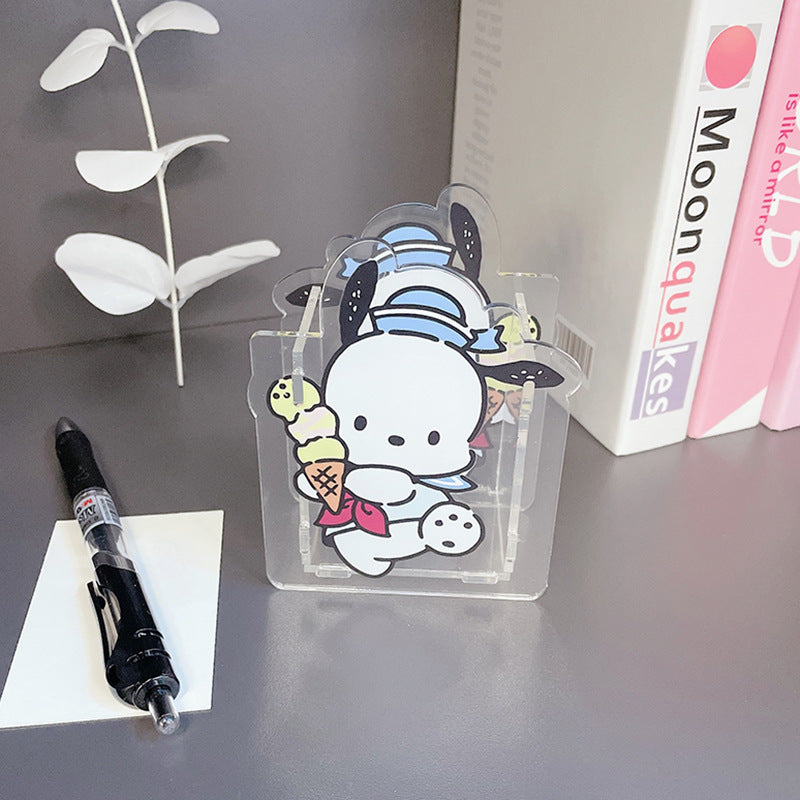 San.rio Cute Acrylic Pen Holder Desk Organizer