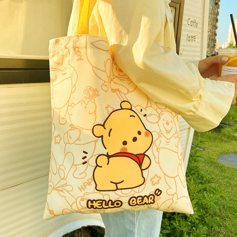 Sanr.io Cute Cartoon Canvas Tote Bag