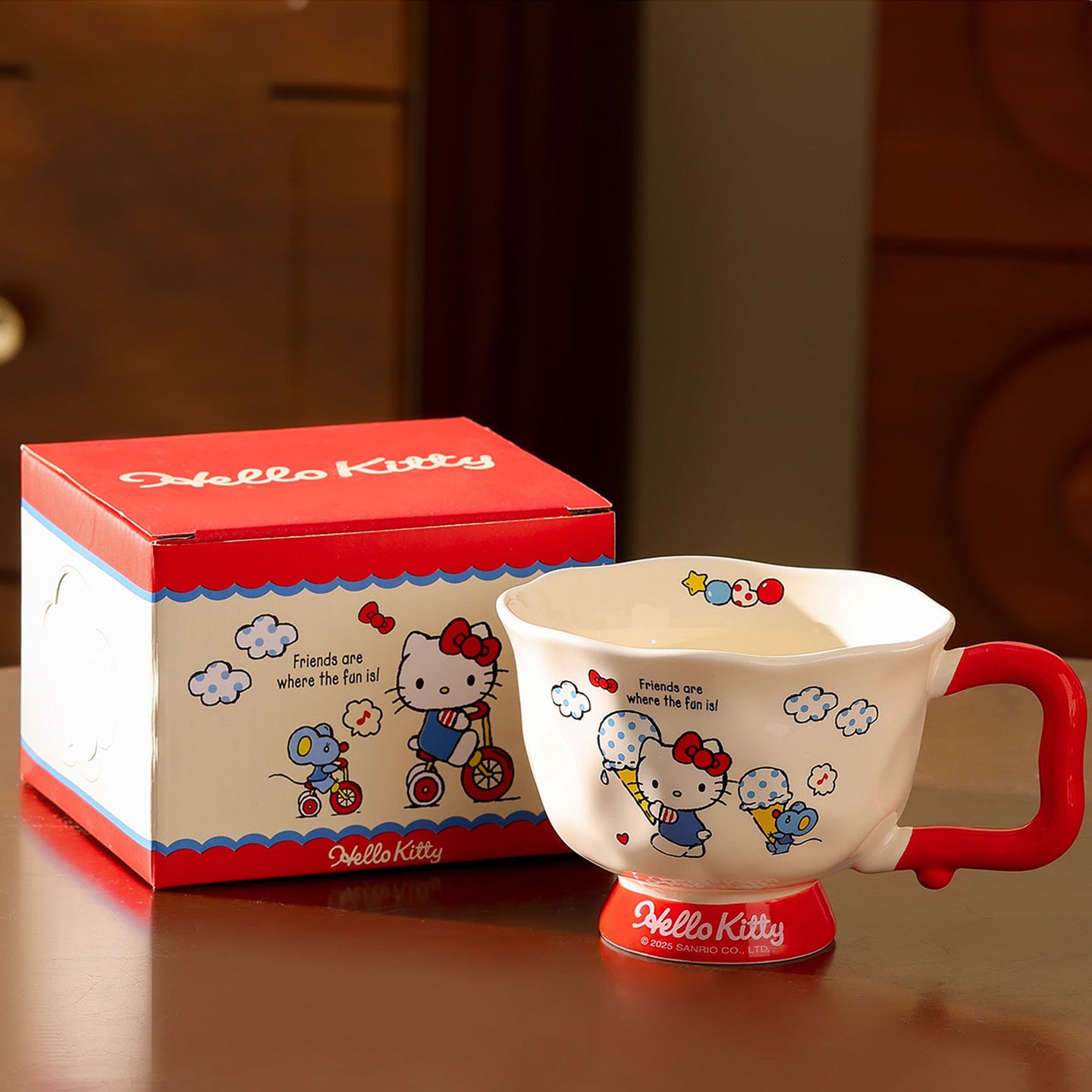 Sanri.o Cute Tall Ceramic Mug