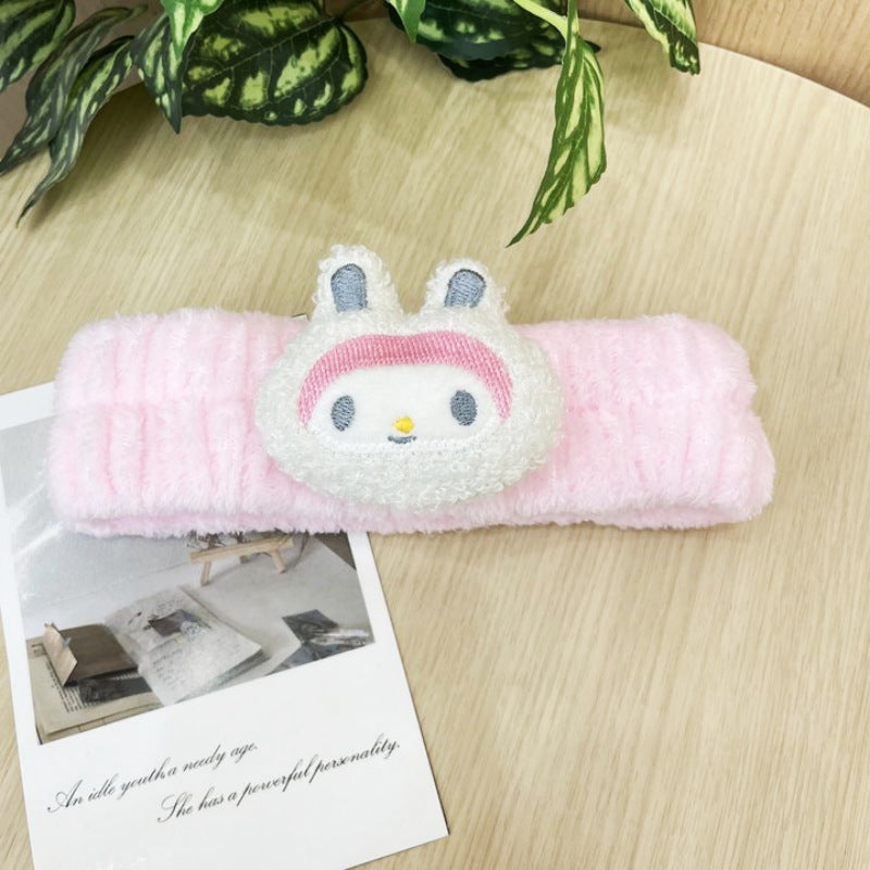 S.anrio Cartoon Waterproof Face Wash Wrist Bands set
