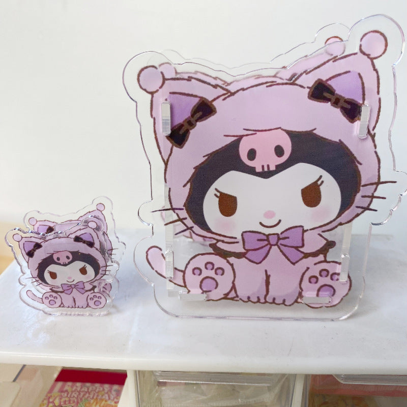 San.rio Cute Acrylic Pen Holder Desk Organizer