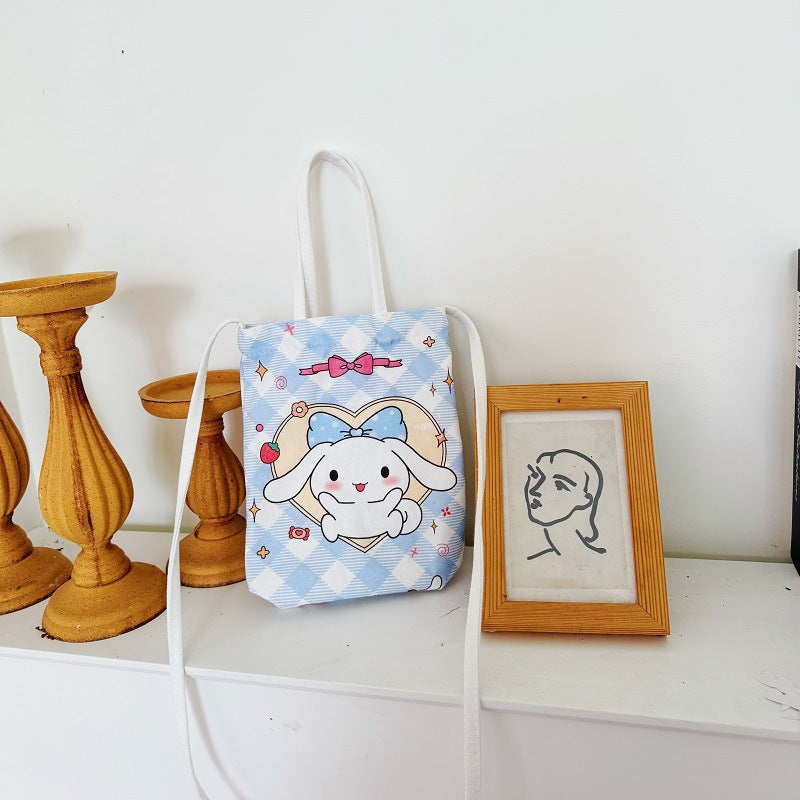 Sanri.o Casual Canvas Crossbody Bag