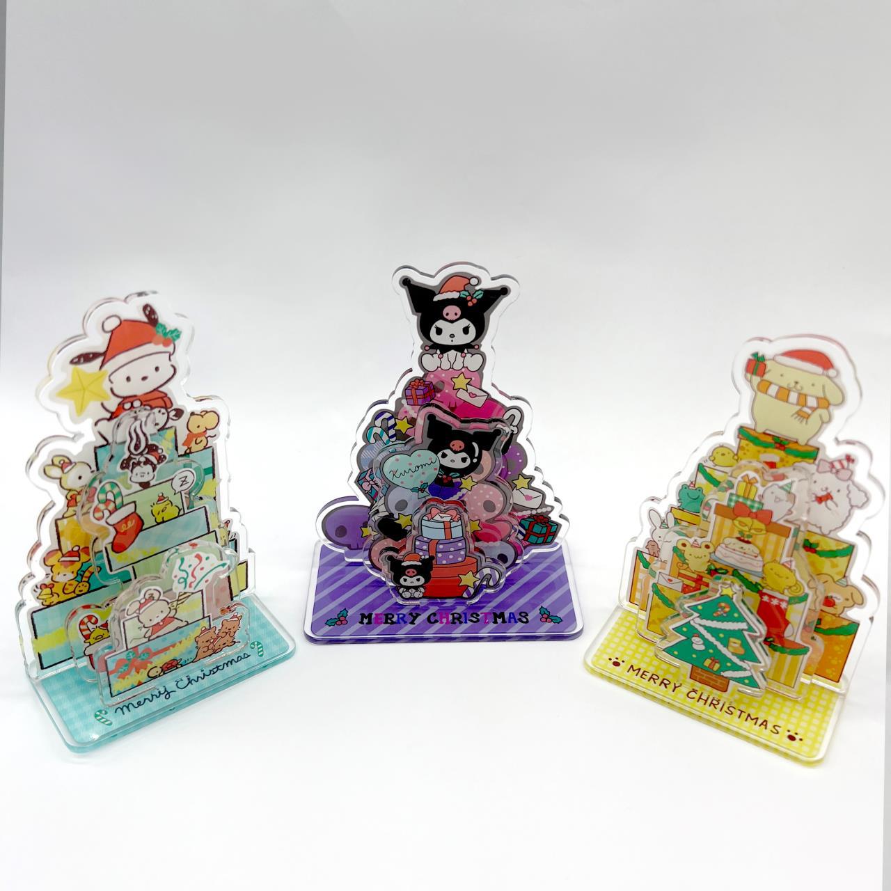 Sanri.o Christmas Cartoon Desk Decoration Standee