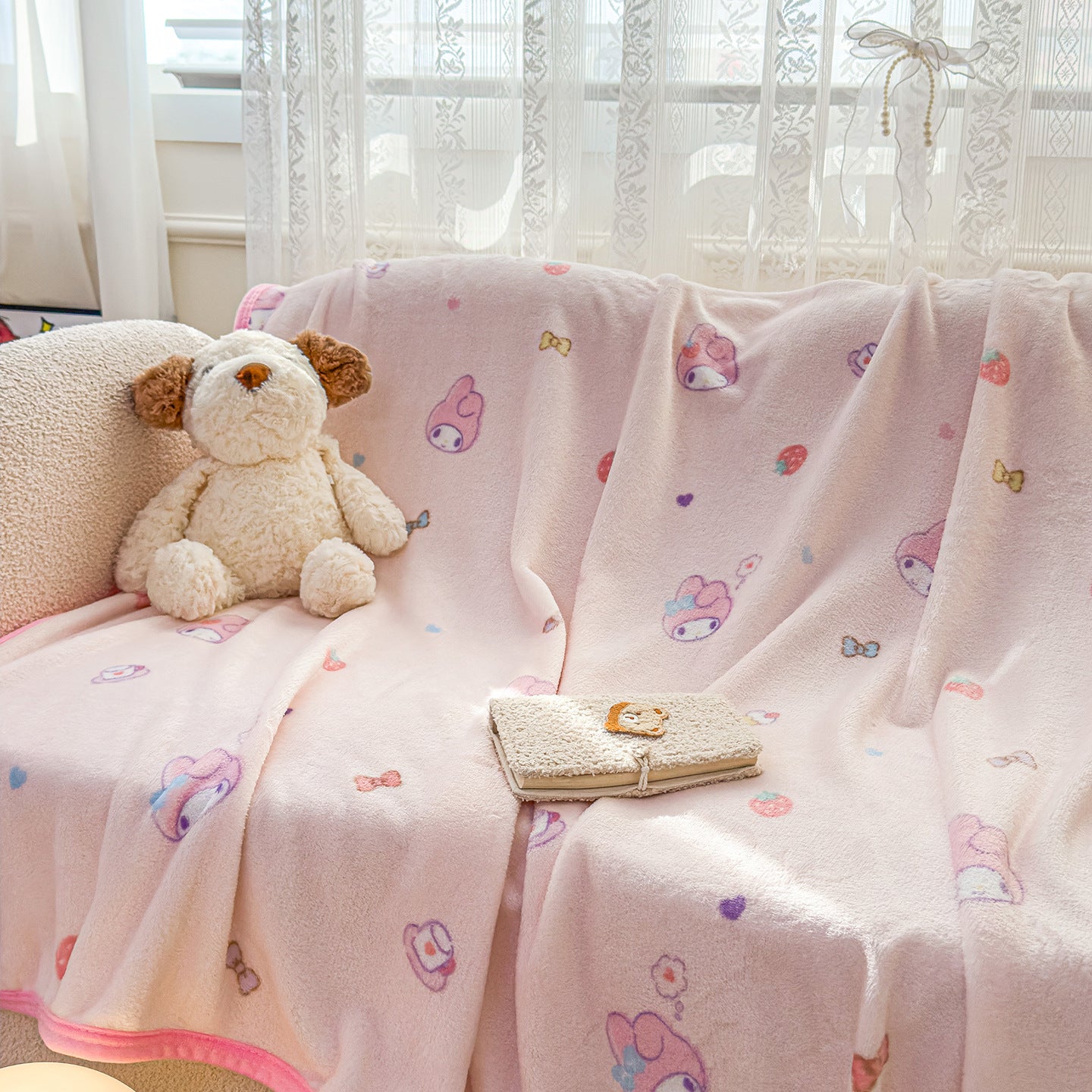 Cartoon S.anrio Double-Sided Fleece Blanket