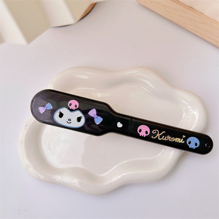Cute Foldable Storage Hair Comb Easy to Carry
