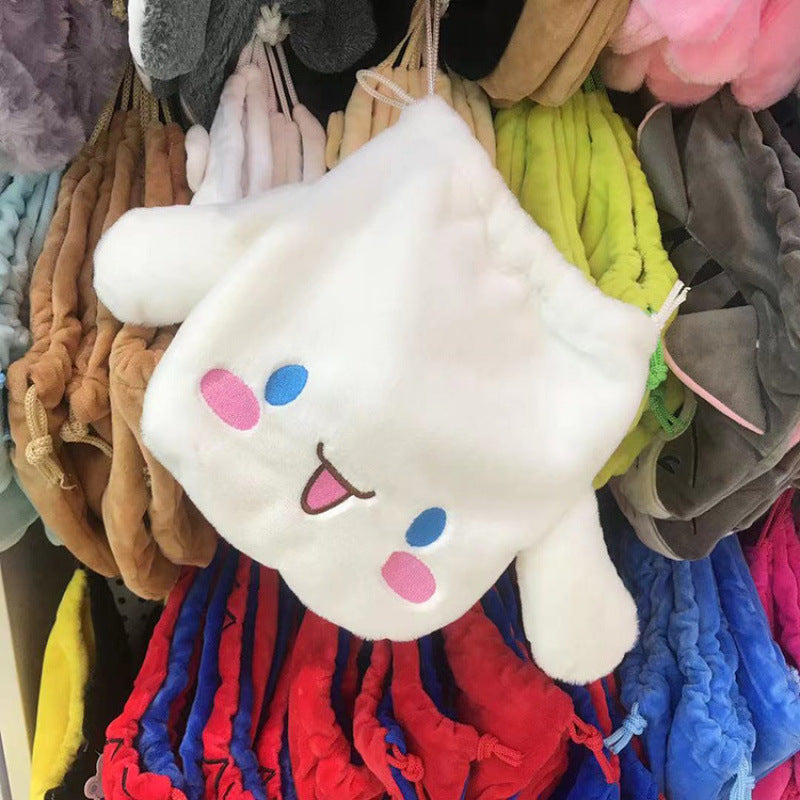 S.anrio Cute Drawstring Ball Bag