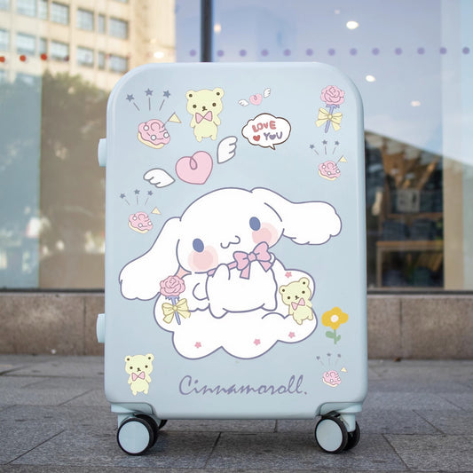 Sanri.o Cinnamor.oll Cute Cartoon 18-Inch Carry-On Suitcase