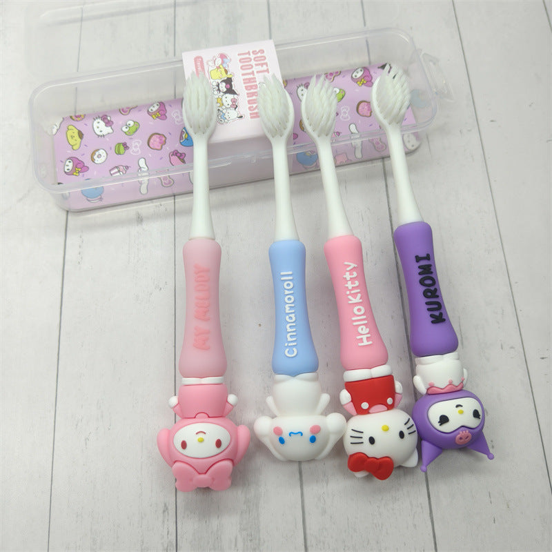 Sa.nrio Soft Bristle Toothbrush with Clear Case