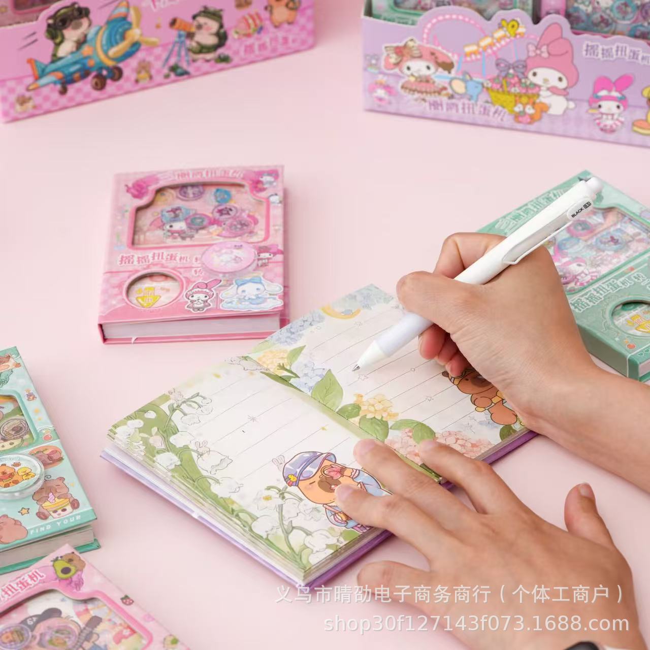 Sanr.io Interactive Gashapon Machine Spiral Notebook