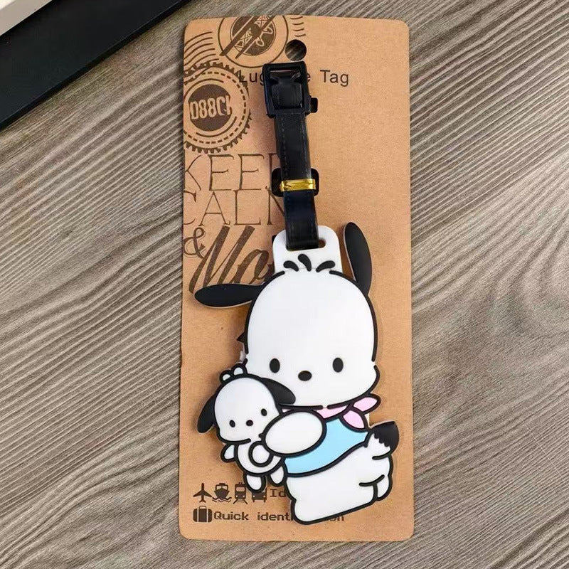 Sanr.io Cute Boarding Pass Keychain Charm