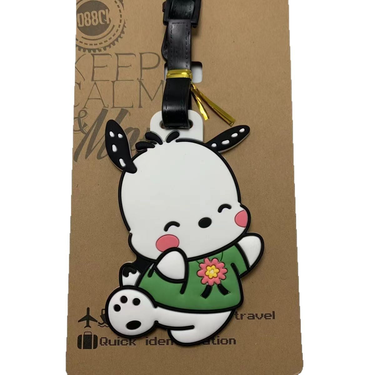 Sanr.io Cute Boarding Pass Keychain Charm