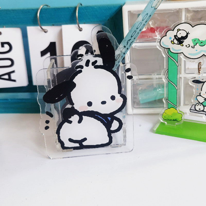 San.rio Cute Acrylic Pen Holder Desk Organizer