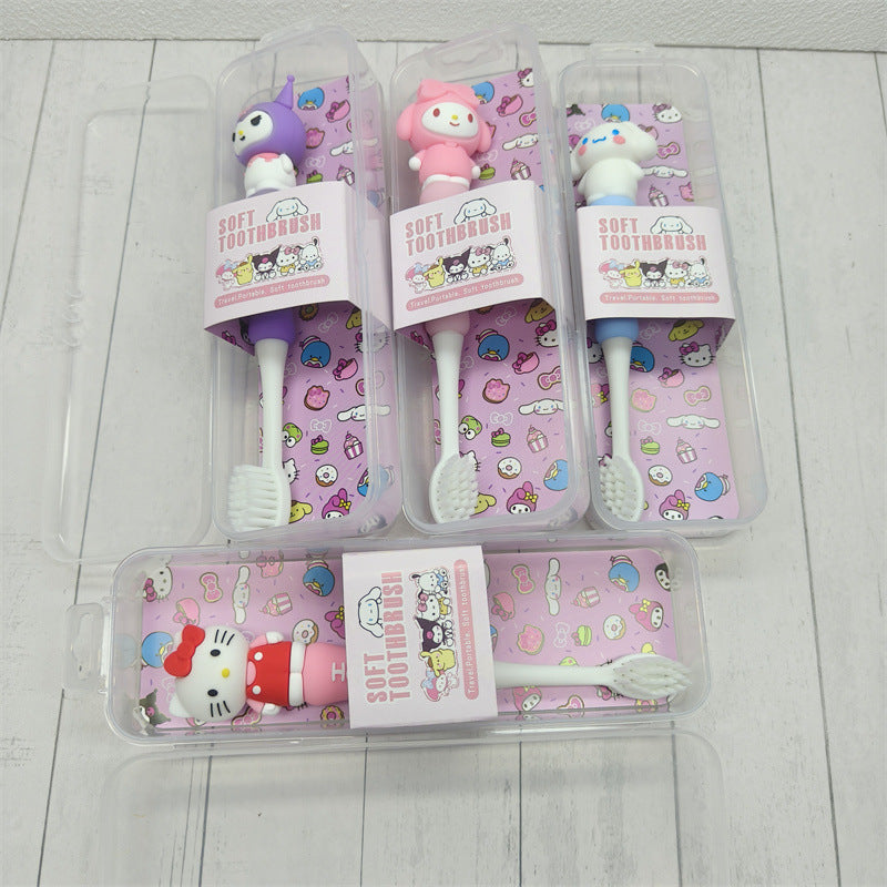 Sa.nrio Soft Bristle Toothbrush with Clear Case