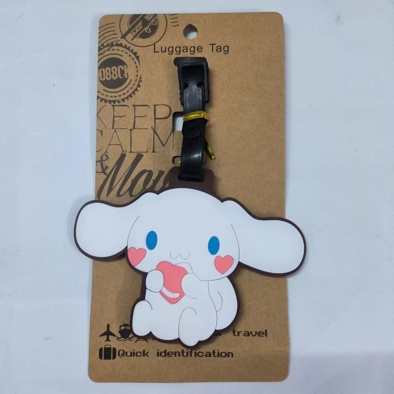 Sanr.io Cute Boarding Pass Keychain Charm