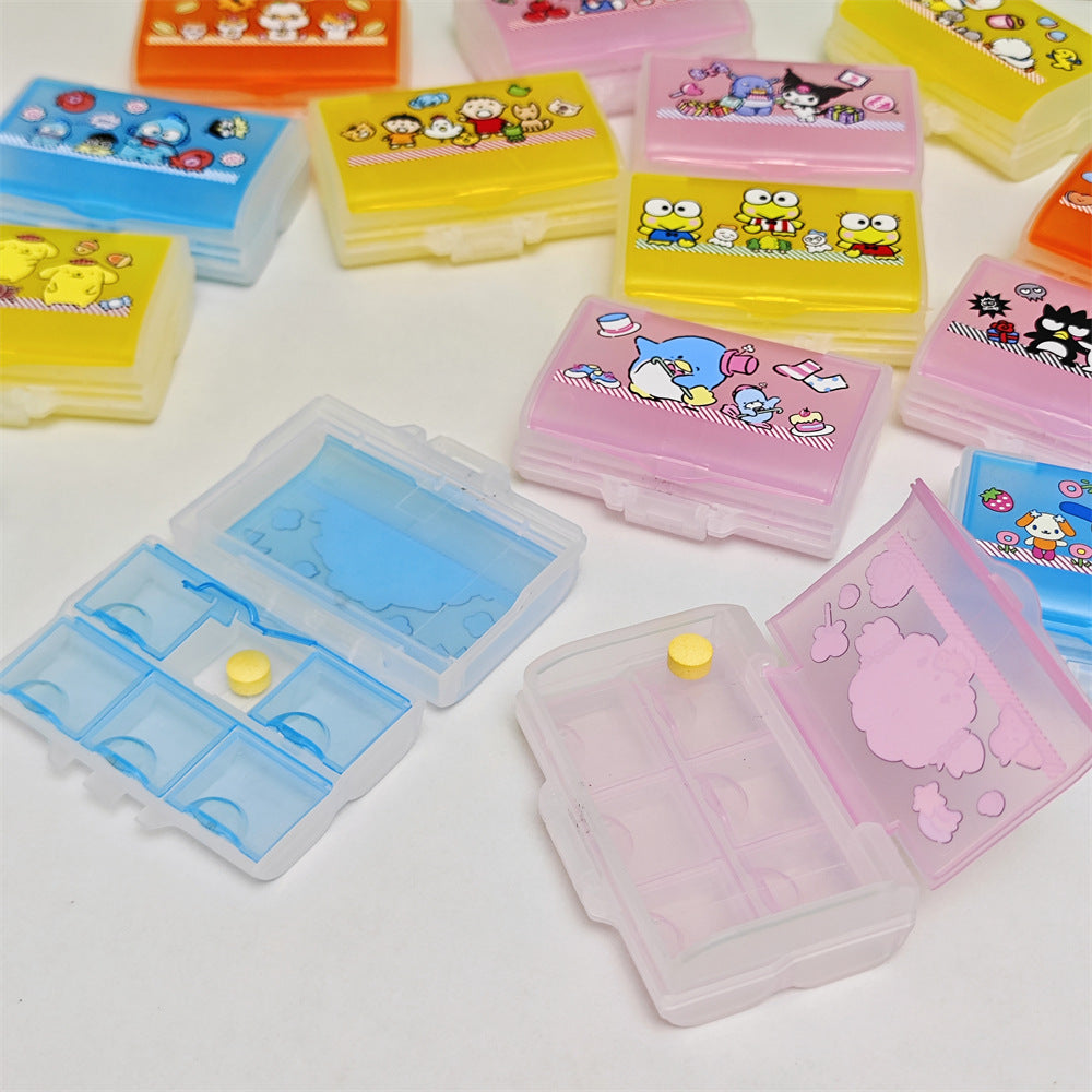 Sanri.o Cute Portable Pill Box